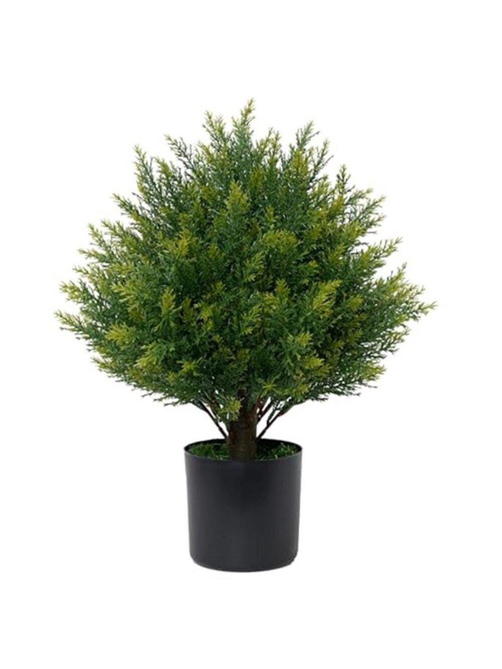 Artificial Topiary Tree Faux Cedar Bush Potted UV Resistant Indoor Outdoor Decor